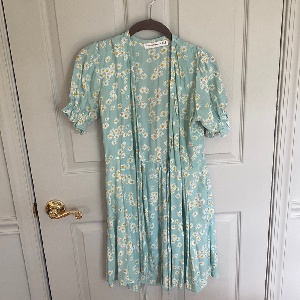 Faithfull The Brand Floral Wrap Dress